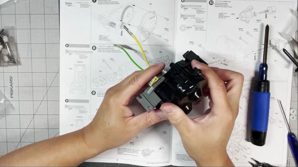 Tamiya DT-04 Fighter NXGEN Gearbox & Motor Assembly Guide&nbsp;(1)