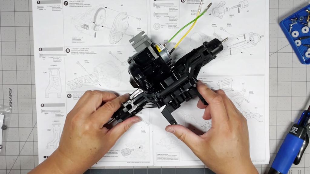 Tamiya DT-04 Fighter NXGEN Rear Arms Assembly Guide&nbsp;(2)