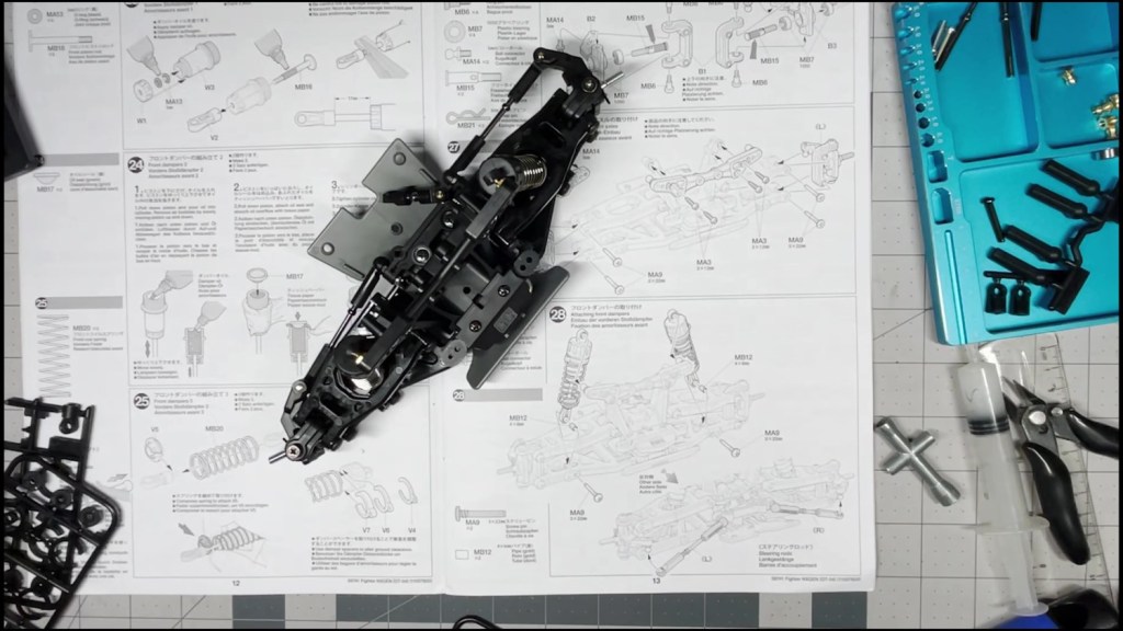 Tamiya DT-04 Fighter NXGEN Front Damper Assembly Guide&nbsp;(6)